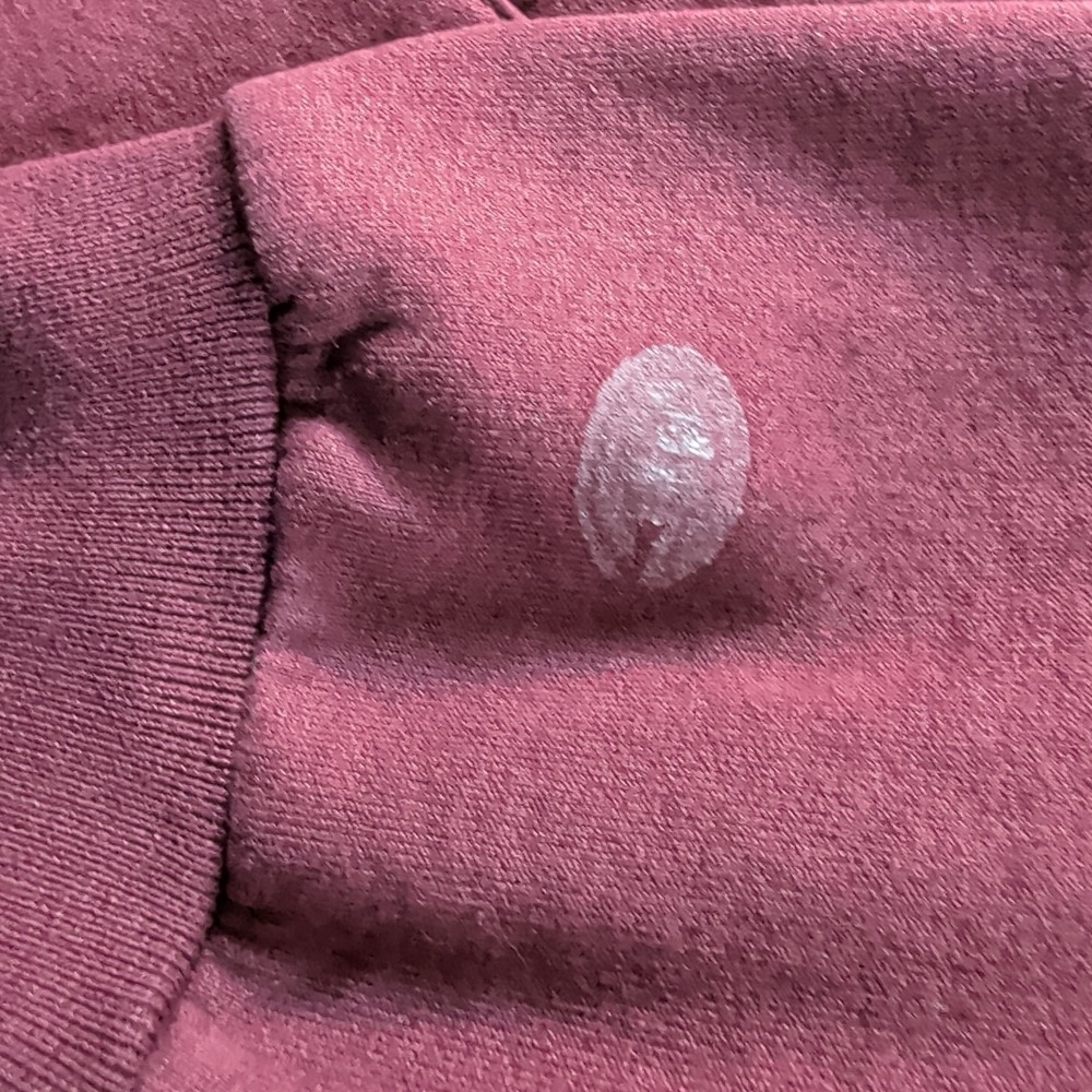MIT Champion Hoodie Size XL Stitch Maroon Vintage Y2K Authentic Athletic Apparel - Picture 9 of 15